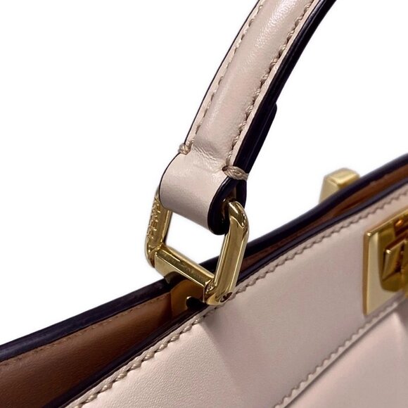 Auth FENDI Peekaboo I See U East West 8BN323-ADYC Light Pink Nappa Leather - Picture 10 of 16